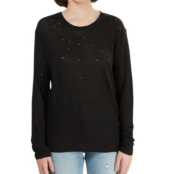 IRO Marvina Perforated Long Sleeve - Picture 1 of 3